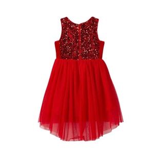 Girls' Sequin Tulle Sleeveless Dress - Cat & Jack™ Red
$30